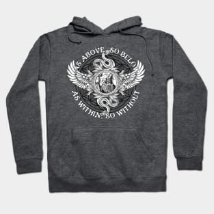 As Above So Below Hermes Trismegistus - Hermetic Hermeticism Alchemy Occult Thoth Hoodie